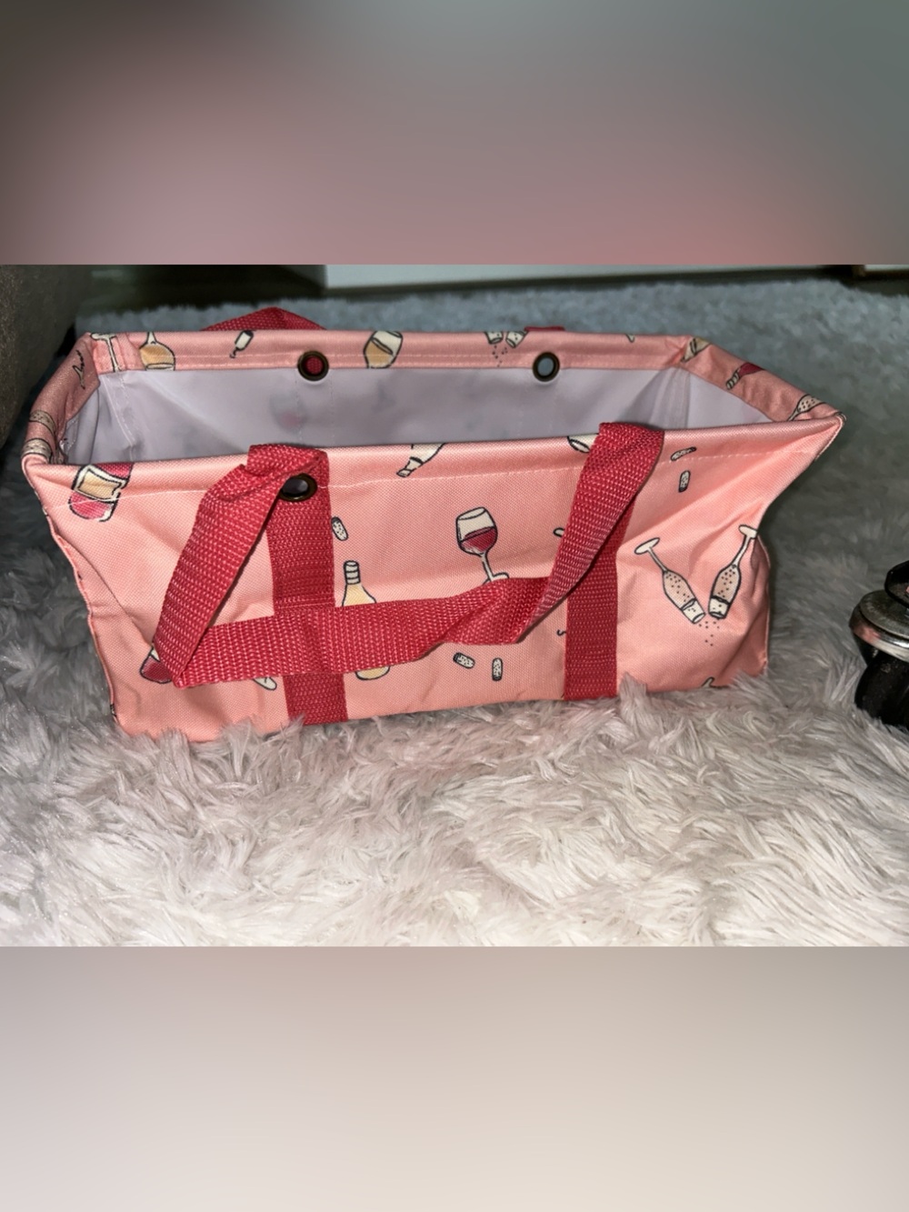 thirty-one Pink Wine utility Tote
